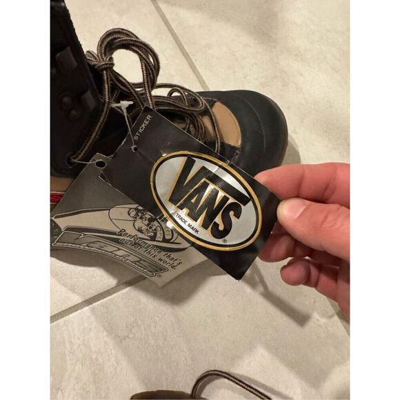 Vans Tan Black Hi-Standard Vintage Retro Style Snowboard Boots Size 8 NWT - Picture 6 of 12